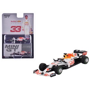Red Bull Racing RB16B #33 "Oracle-Honda" 2nd Place F1 "Turkish GP" (2021) Limited Edition 1/64 Diecast Model Car by Mini GT - 1 of 4