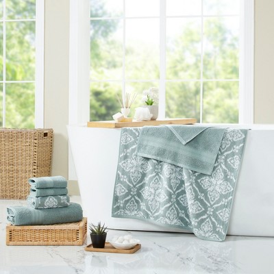 Amaris Ivy 6-Piece Cotton Jacquard Towel Set
