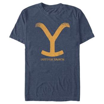 Men's Yellowstone Yellow Dutton Ranch Iron Branding T-Shirt