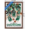 Trends International NBA Boston Celtics - 2024 NBA Finals Champions Framed Wall Poster Prints - 3 of 4