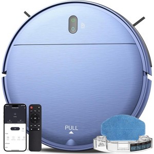 MAMNV Robot Vacuum and Mop Combo with WiFi/App control, Robotic Vacuum Cleaner, 2 in 1 Mopping Robot Vacuum for Hard Floor, Pet Hair, Carpet - 1 of 4
