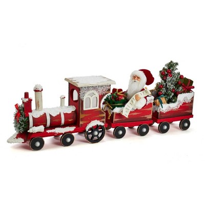 Kurt Adler 30.5" Kringle Klaus Santa On Train