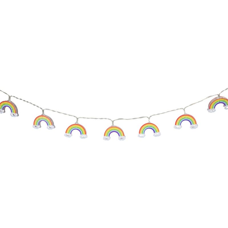 Northlight 10 Count LED Warm White Rainbow Christmas Lights - 3.25 Ft, Clear Wire, 2 of 6