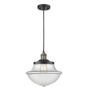 Oxford - 1 Light Cord Hung Mini Pendant In Traditional Style-11.5 Inches Tall and 11.75 Inches Wide - 1 of 1
