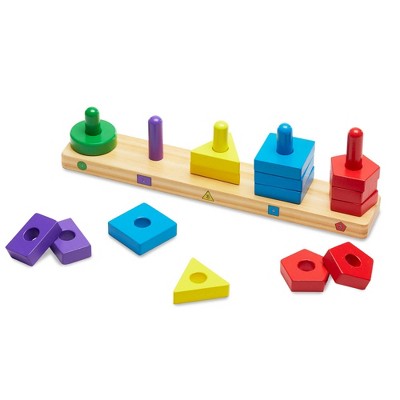 melissa and doug geometric stacker recall