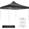 10 x 10 FT Pop Up Canopy, Heavy Duty Instant Tent w/Carry Bag, All Season Commercial Sun Shelter, Portable Canopy for Patio, Backyard, Bench, Garden - 3 of 4