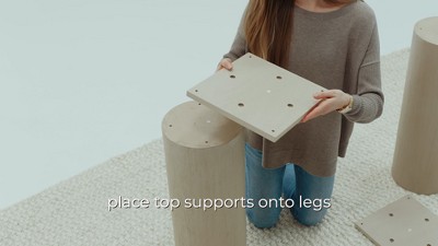 Lana Refined Natural Solid Wood Console Table