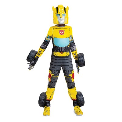 Disguise Boys' Transformers Bumblebee Transforming Jumpsuit Costume