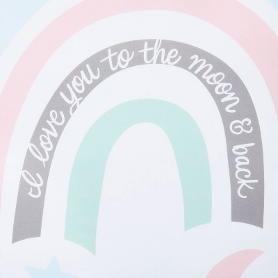 Fitted Crib Sheet Love to Dream Rainbow/Moon/Stars Jamaica Ubuy