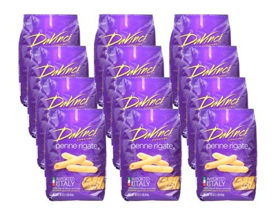 DaVinci Penne Rigate Pasta - Case of 12/1 lb