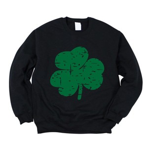 Simply Sage Market Grunge Clover Sweatshirt - 1 of 4