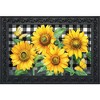 Briarwood Lane Doormat 30x18 Indoor Outdoor Checkered Sunflowers Summer For Summer Doormat - 2 of 4