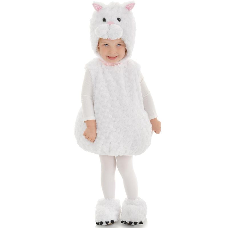 Underwraps Costumes White Cat Toddler Costume, Medium, 1 of 2