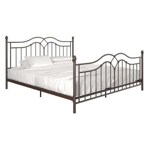 King Traci Metal Bed Bronze - Room & Joy : Target