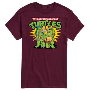 Men's - Teenage Mutant Ninja Turtles - Pizza Dudes Short Sleeve Graphic T-Shirt - 1 of 4