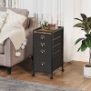 COZONY Mobile File Cabinet Collection, Rolling Storage Organizer with Fabric Drawers, Under Desk Filing Cabinet for Home Office - 3 of 4