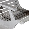 Gulches Outdoor Chairs, Eucalyptus Plantation Chair Driftwood ,Acacia Wood Recliner Rocking Chair,Silver Gray - 3 of 4