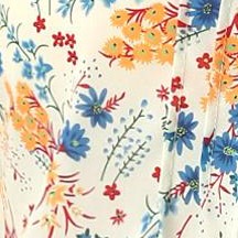 white blue-floral