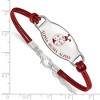 Black Bow Jewelry Sterling Silver Alpha Sigma Alpha Greek Life Strand Bracelet 7 Inch - 2 of 3