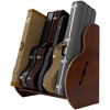 A&S Crafted Products Studio Deluxe Guitar Case Rack Walnut Finish Short Size (5-7 Cases) - 2 of 4