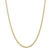 Black Bow Jewelry 3.25mm 10k Yellow Gold D/C Quadruple Rope Chain Necklace - 3 of 4