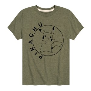 Boys' - Pokémon - Happy Pikachu Short Sleeve Graphic T-Shirt - 1 of 4