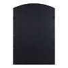 Kate & Laurel All Things Decor Forsyth Windowpane Arch Mirror Black - image 4 of 4