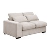 Flannel Velvet U-Shaped Sectional Sofa with Recliner & USB Ports - 3 of 4