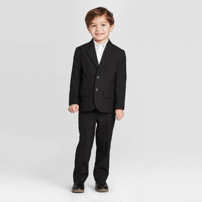 Toddler Boys' 2pc Jacket & Pants Suit Set - Cat & Jack™ Black