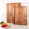 GustoWave Cutting Board, Large Wood Cutting Board 1.5" Thick, Durable Wood Cutting Boards for Kitchen with Deep Juice Grooves - 4 of 4