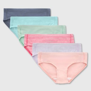 Hanes Toddler Girls' 6pk Microfiber Hipster Underwear - 1 of 4