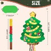 Christmas Tree Pinata - Christmas Decorations XmasTree Party Game with Favor Pull String with Blindfold Bat - 2 of 4