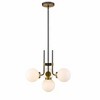 Z-Lite Parsons 4 - Light Chandelier in  Matte Black/Olde Brass - 3 of 3