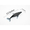 Collectible Wildlife Gifts | Humpback Whale, Rubber Animal, Realistic Toy Figure, Model, Replica, Kids, Educational, Gift,       3 1/2"    CH410 BB108 - 2 of 4
