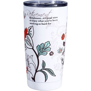Pavilion Gift Company - Retirement - 20 oz Travel Tumbler - Portable Drinkware - 1 of 4