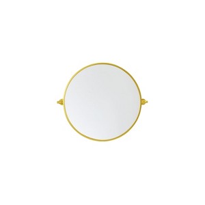 Elegant Lighting Round pivot mirror 24 inch in gold - 1 of 4