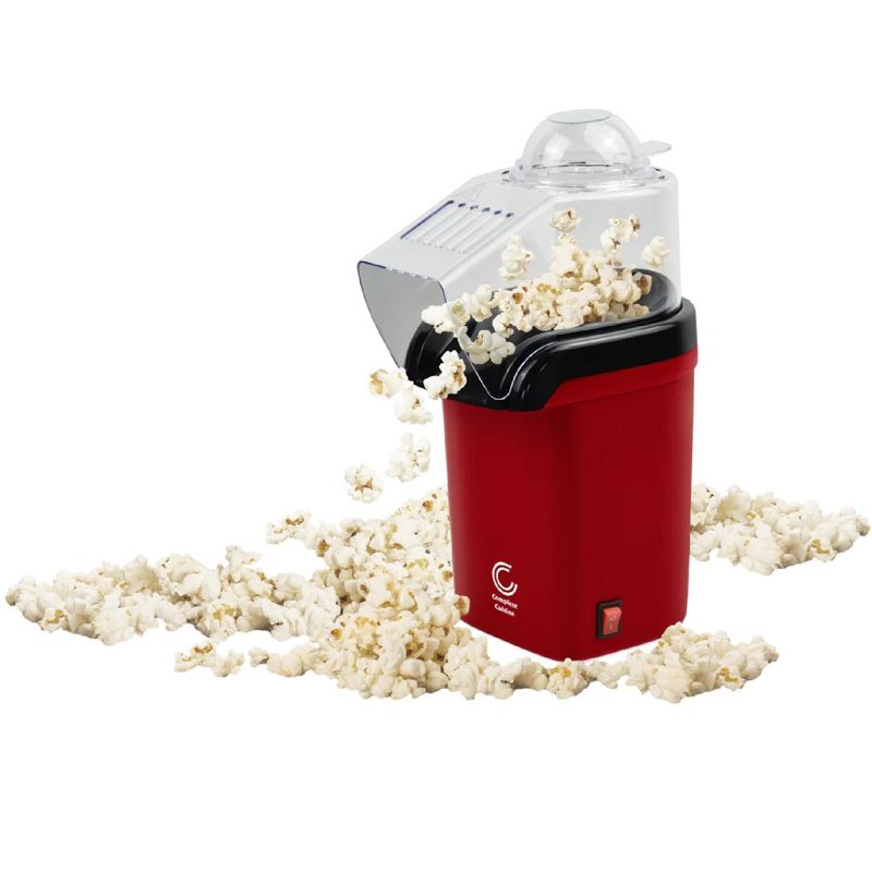 Complete Cuisine CC-PM1100 Hot-Air Countertop Popcorn Maker, Red, 1 of 6