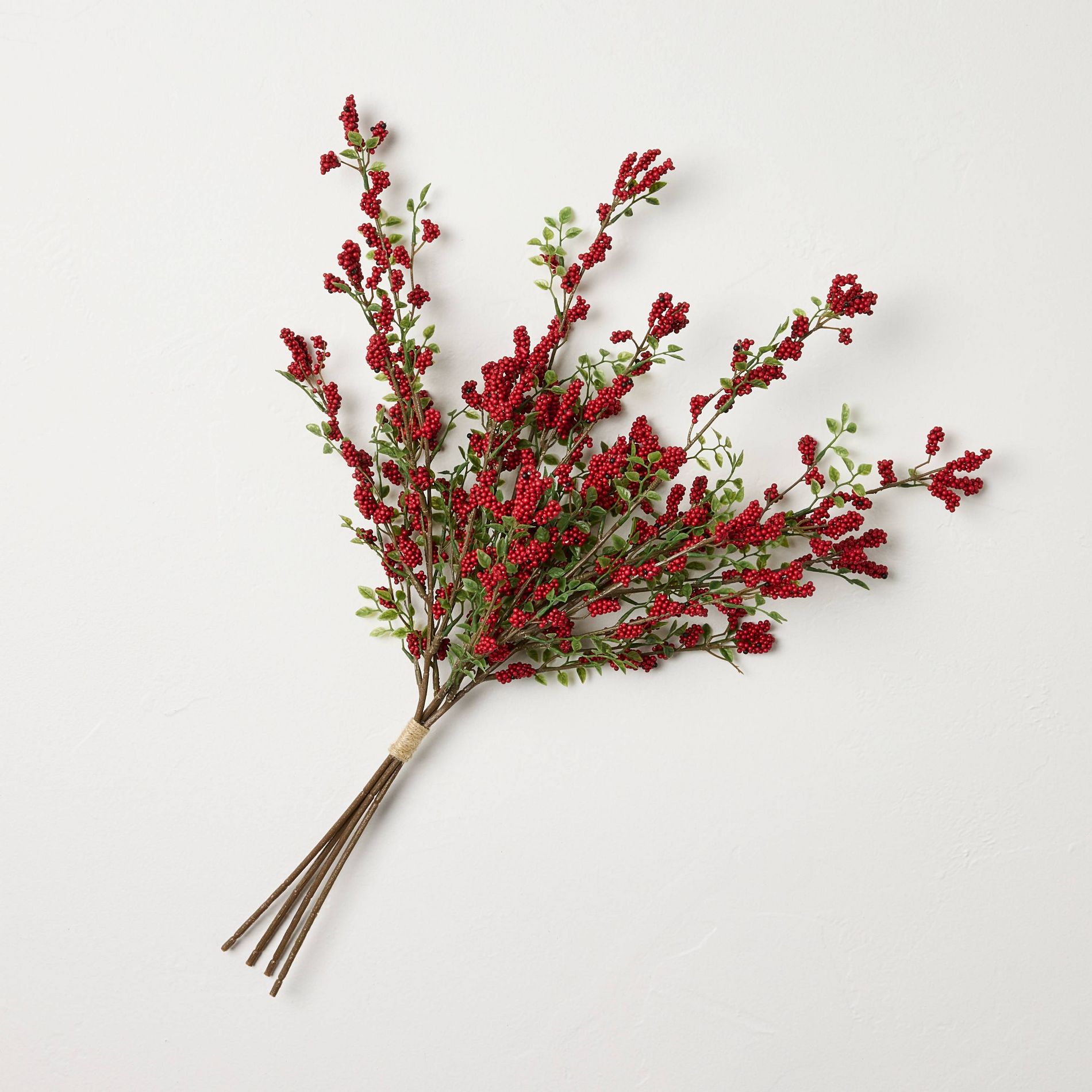 22" Faux Red Berry Artificial Bundle - Hearth & Hand™ with Magnolia