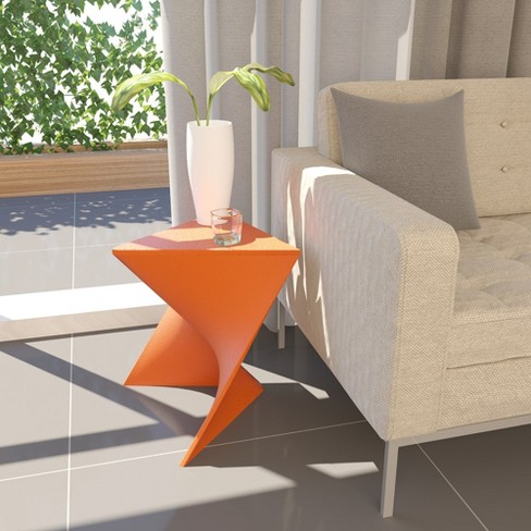 LeisureMod Randolph Triangular Side Table - image 1 of 4