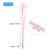 Unique Bargains Width Flat Neck Lanyards with Swivel Hook Clip for Name Tag Badges 50 Pcs - 2 of 4