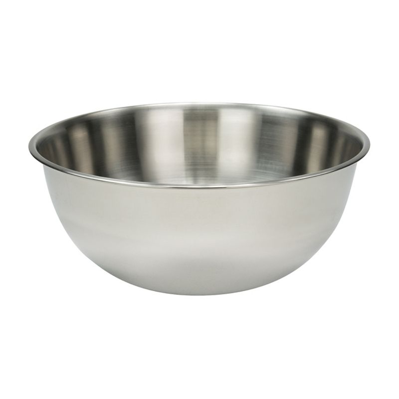 Winco Mixing Bowl, Deep, Heavy-Duty Stainless Steel, 0.6 mm, 1 of 3