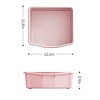 Kids Toy Storage Organizer With 6 Bins Multi-Functional 3-Tier Shelf Organizer Storage Cabinet Unit For Playroom Bedroom Living Room Pink - 2 of 4
