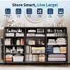 Nasitip 55" Fabric Dresser with 14 Drawers, 2 Shelves & Side Pocket, Sturdy Steel Frame, Wood Top, Anti-Tip Kit for Bedroom and Living Room - 4 of 4