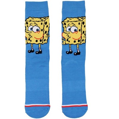 Nickelodeon SpongeBob Squarepants Men's Crew Socks Set With Bandana Sh