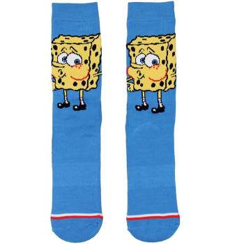 Spongebob Squarepants Adult Quarter Crew Socks - 2-pack Of Bikini Bottom  Fun! : Target
