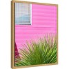 Amanti Art Vintage Pink Camper Trailer with Cactus by Tom Windeknecht Canvas Wall Art Print Framed - 2 of 4