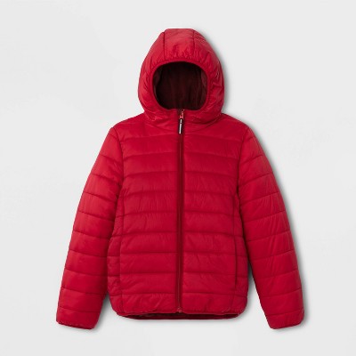 red puffer jacket target