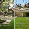 Good Directions 4" Hanging Copper Fairy Bird Bath - Green & Blue - 2 of 4