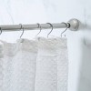 Moda at Home 42"-72" Monroe Tension Shower Curtain Rod Decorative Nickel - 2 of 2