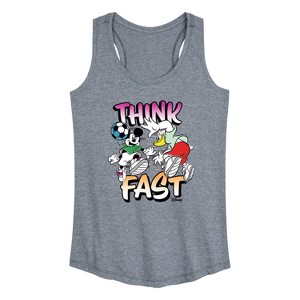 Women's - Disney - Think Fast Graphic Racerback Tank - 1 of 4